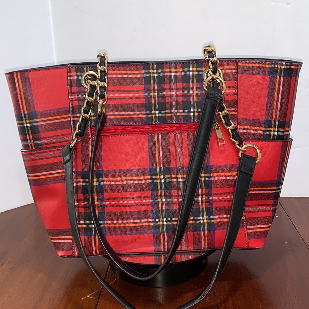 NWOT Tartan Tote